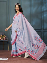 RajPath Rolex Linen Saree Wholesale Surat - Weaving Set