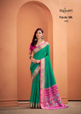 RajPath Vrundavn Patola Silk Saree Set Wholesale