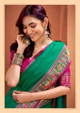 RajPath Vrundavn Patola Silk Saree Set Wholesale