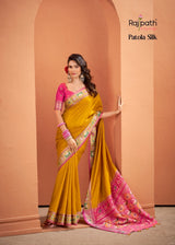 RajPath Vrundavn Patola Silk Saree Set Wholesale