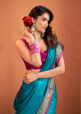 RajPath Vrundavn Patola Silk Saree Set Wholesale