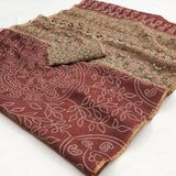 RajYog Kazari Series - Chanderi Kalamkari Saree Collection - M.R. Saree Emporium