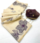 RajYog RajMata Gauri Chanderi Cotton Jamdani Saree - M.R. Saree Emporium