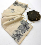 RajYog RajMata Gauri Chanderi Cotton Jamdani Saree - M.R. Saree Emporium