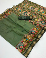 RajYog Taj Mul Cotton Printed Mul Cotton Saree with Zari Border - 6 Pcs Set - Wholesale