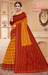 Sagun Sarees Sangini Chundri Cotton Saree Collection - 8 Pcs Set