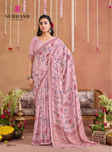 Subash Suhani Vol 16 Georgette Printed Saree Collection - 16 PCS Set