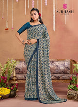 Subash Suhani Vol 16 Georgette Printed Saree Collection - 16 PCS Set