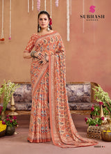 Subash Suhani Vol 16 Georgette Printed Saree Collection - 16 PCS Set