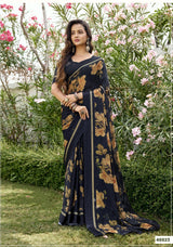 Subash Tahira Georgette Printed Saree Collection - 22 PCS Set