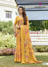 Subash Tahira Georgette Printed Saree Collection - 22 PCS Set