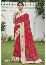 Vallabhi Prints Abhilasha Vol-09 Saree - Swarovski Work Designer Saree - Fancy Ethnic Wear - M.R. Saree Emporium