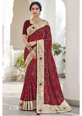 Vallabhi Prints Abhilasha Vol-09 Saree - Swarovski Work Designer Saree - Fancy Ethnic Wear - M.R. Saree Emporium