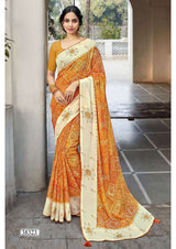 Vallabhi Prints Abhilasha Vol-09 Saree - Swarovski Work Designer Saree - Fancy Ethnic Wear - M.R. Saree Emporium