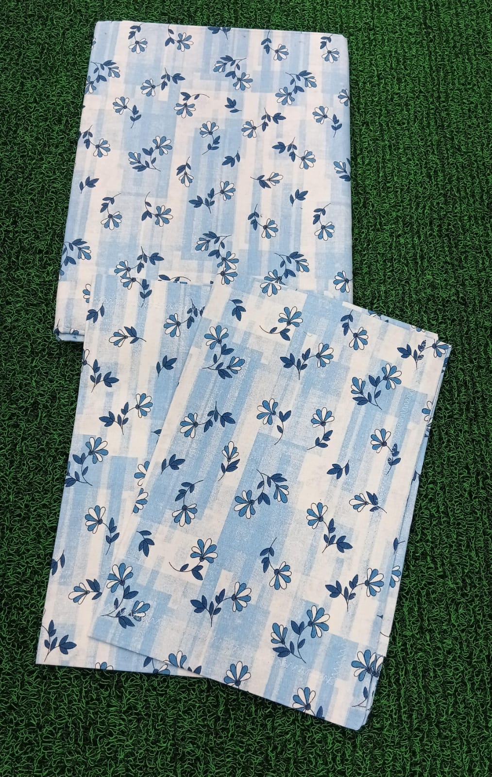Single Size Printed Bedsheet with 2 Pillow Covers - M.R. Saree Emporium