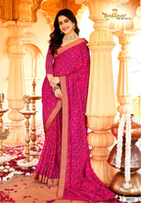 Krishnaleela Kalki Fancy Base with Pattern Printed Saree – 8 Pcs Set-M.R. Saree Emporium