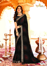 Krishnaleela Kalki Fancy Base with Pattern Printed Saree – 8 Pcs Set-M.R. Saree Emporium
