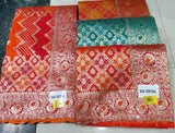 Silk Festival Heavy Zari Banarasi Silk Saree Set (4 Pcs) – Wedding & Festive Collection-M.R. Saree Emporium