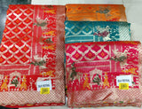 Silk Festival Royal Procession Banarasi Silk Saree Set (4 Pcs) – Heavy Zari Wedding Collection-M.R. Saree Emporium