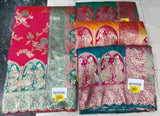 Silk Festival Royal Couple Banarasi Silk Saree Set (4 Pcs) – Heavy Zari Wedding Collection -M.R. Saree Emporium