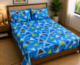 Single Size Printed Bedsheet with 2 Pillow Covers - M.R. Saree Emporium