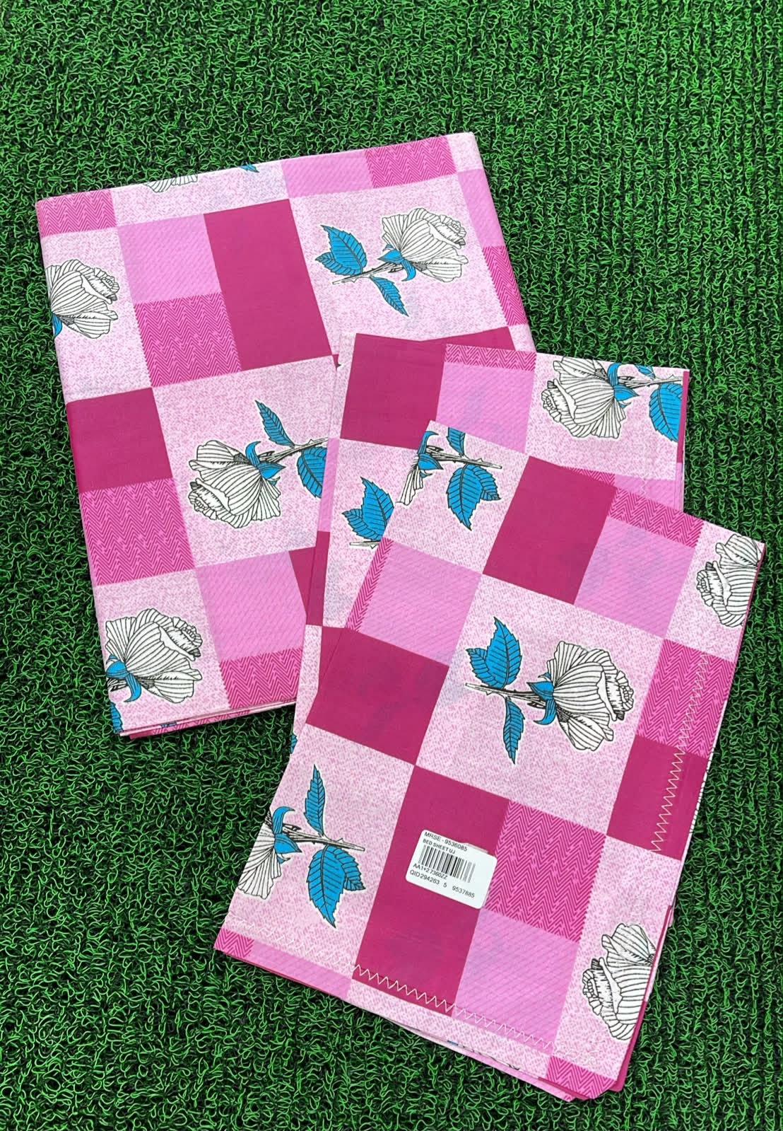 Single Size Printed Bedsheet with 2 Pillow Covers - M.R. Saree Emporium