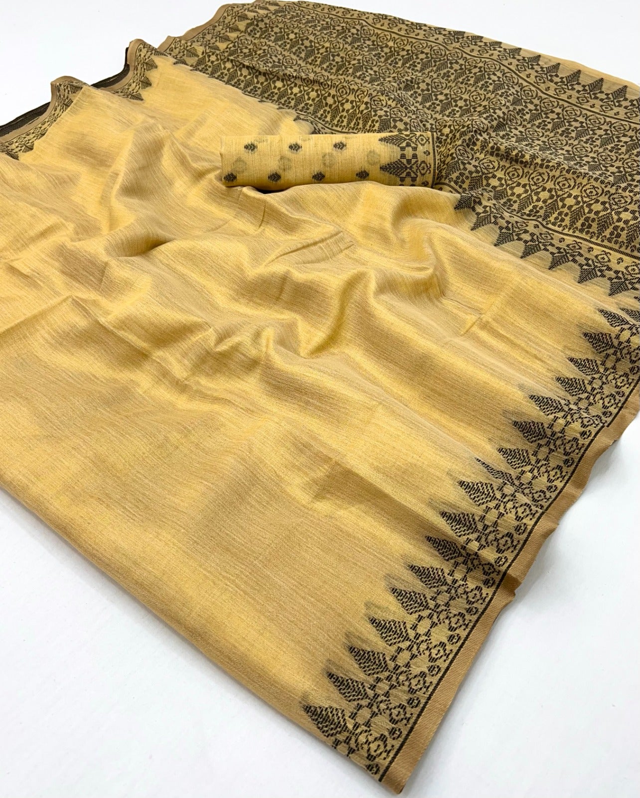 RajPath Fabrics Black Berry Vol-2 Tissue Linen Saree 6 Pcs Set -Premium Designer Collection – M.R. Saree Emporium