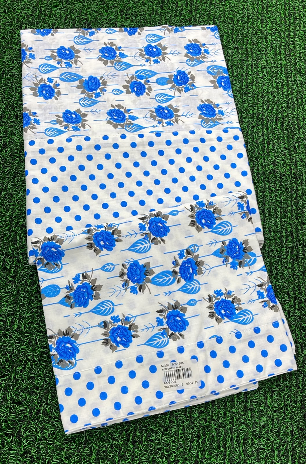Single Size Printed Bedsheet with 2 Pillow Covers - M.R. Saree Emporium