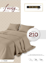 Dark Grey Plain Cotton King Size Bedsheet Set