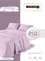 Dark Grey Plain Cotton King Size Bedsheet Set