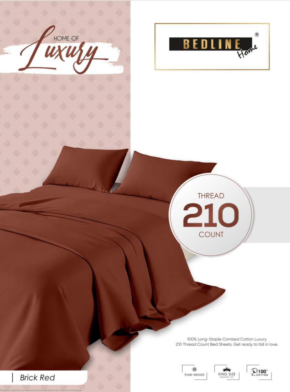 Dark Grey Plain Cotton King Size Bedsheet Set
