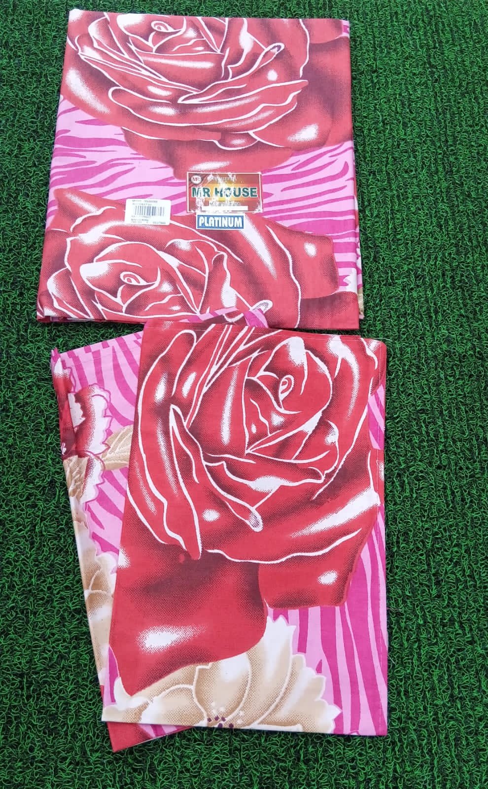 Single Size Printed Bedsheet with 2 Pillow Covers - M.R. Saree Emporium