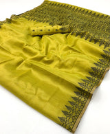 RajPath Fabrics Black Berry Vol-2 Tissue Linen Saree 6 Pcs Set -Premium Designer Collection – M.R. Saree Emporium