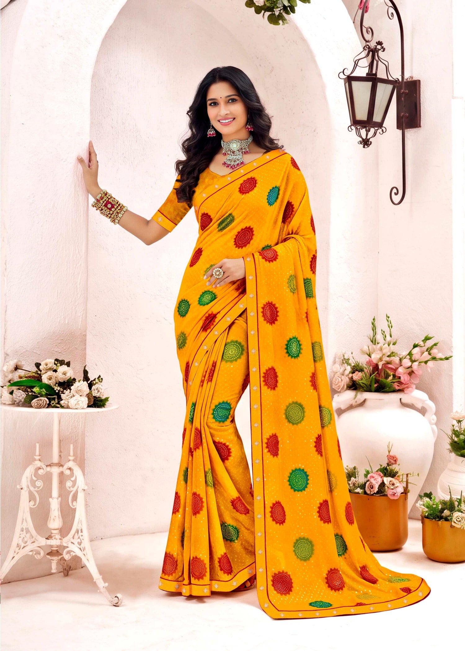 Ladorani Magical Designer Saree 8 Pcs Set