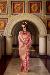 RajPath Fabrics Goldmine Tissue Silk Designer Saree - 6 Pcs Wholesale Set