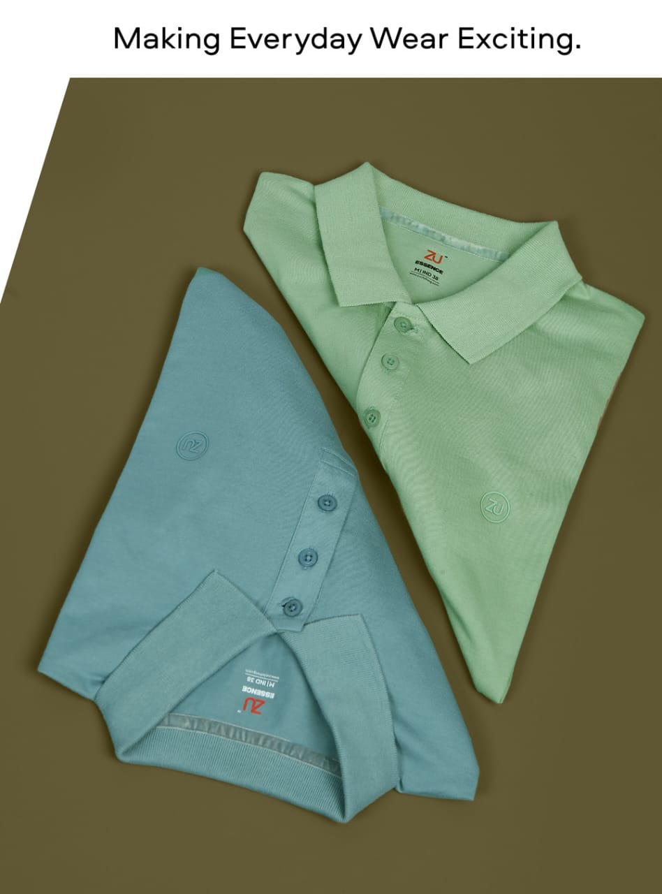 ZU™ Premium Cotton Polo T-Shirt - M.R. Saree Emporium