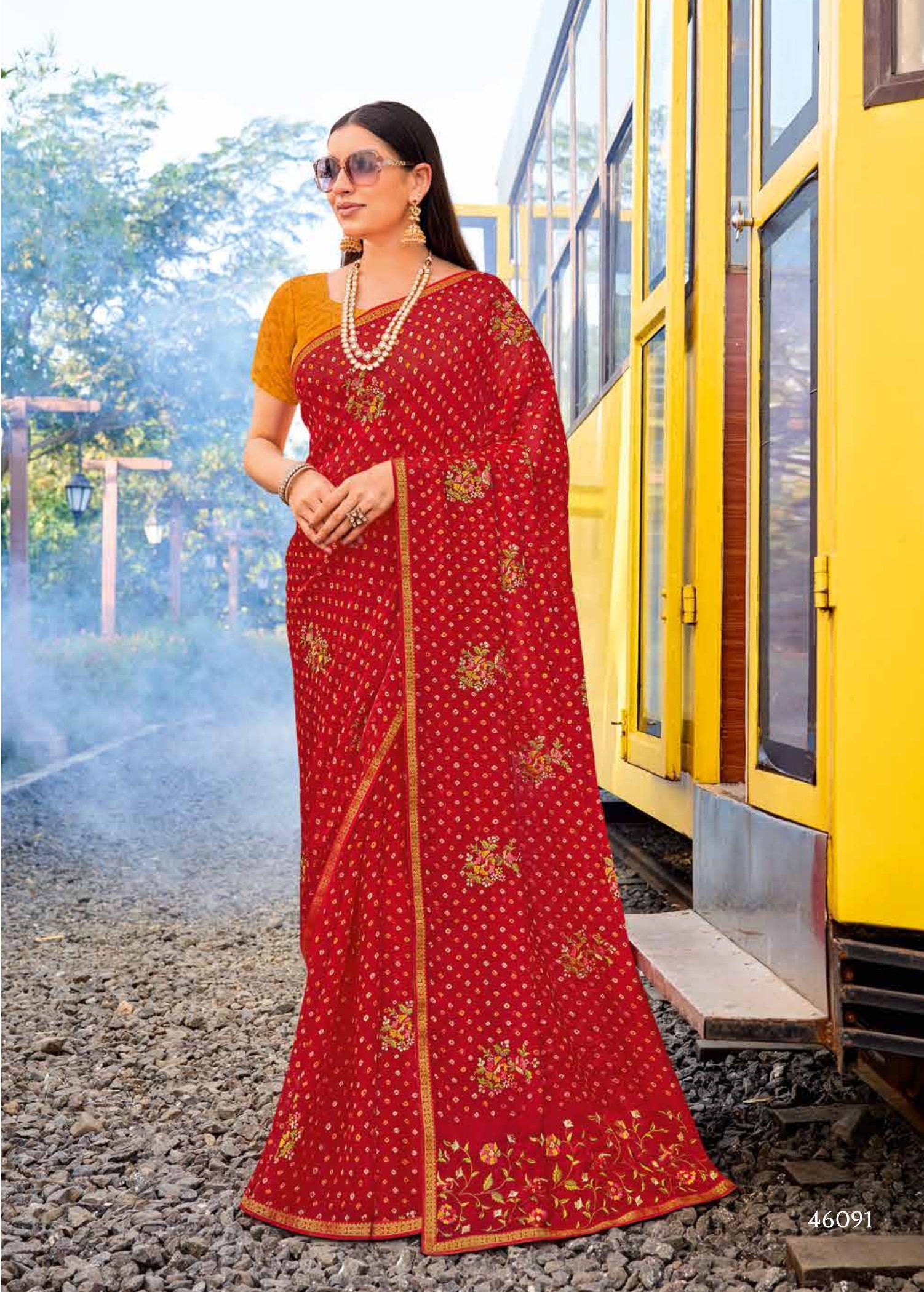 Subhash Phoolwari 2 Printed Designer Saree - Floral Butti & Pattern Work Saree - Single Pcs Available - M.R. Saree Emporium