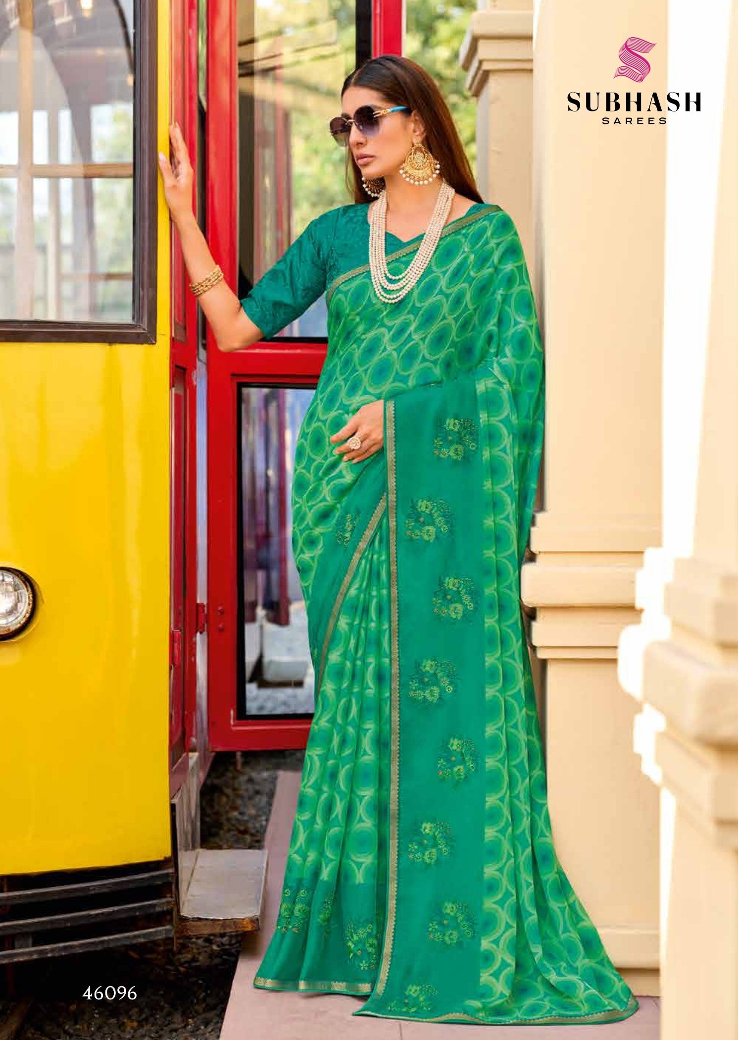 Subhash Phoolwari 2 Printed Designer Saree - Floral Butti & Pattern Work Saree - Single Pcs Available - M.R. Saree Emporium