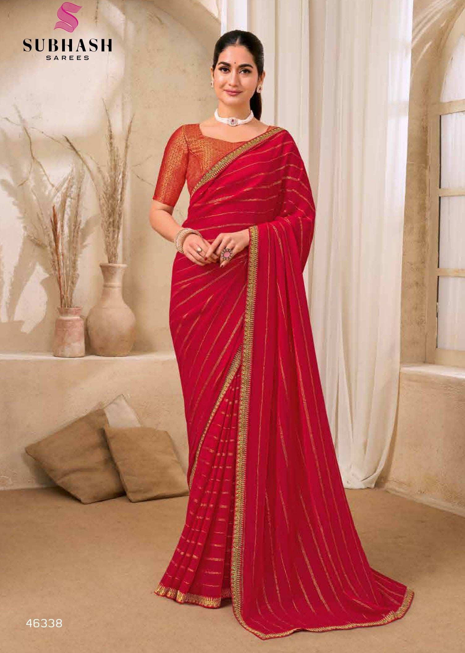 Subhash Saanjh Saree Collection - Designer Printed Saree 24 Pcs Set