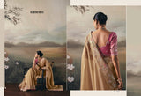 Kimora Silsila Pure Fancy Tissue Saree with Designer Handwork Blouse