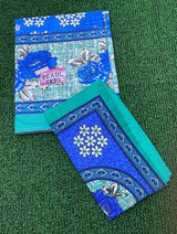 Single Size Printed Bedsheet with 2 Pillow Covers - M.R. Saree Emporium