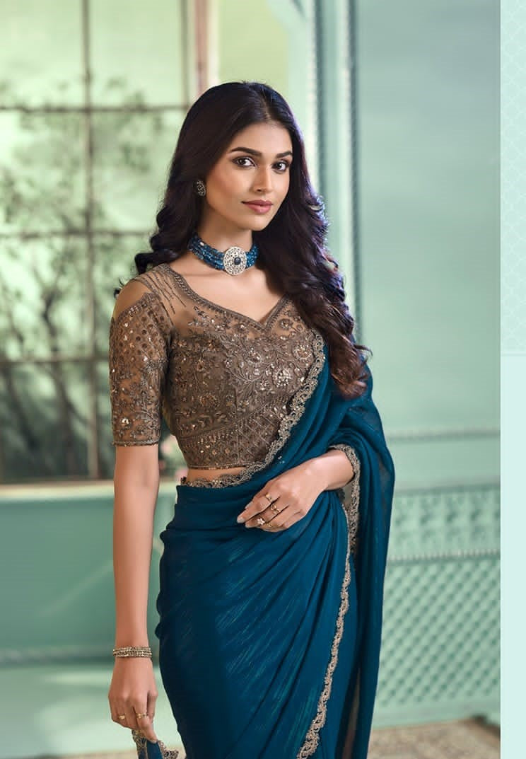 TFH Salsa Style Hits Designer Saree Set Wholesale