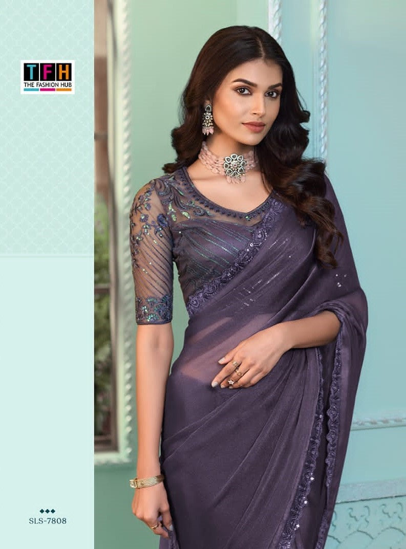 TFH Salsa Style Hits Designer Saree Set Wholesale