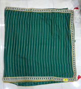 Designer Striped Zari Border Saree 6 Pcs Set – Wedding Party Wear Saree-M.R. Saree Emporium