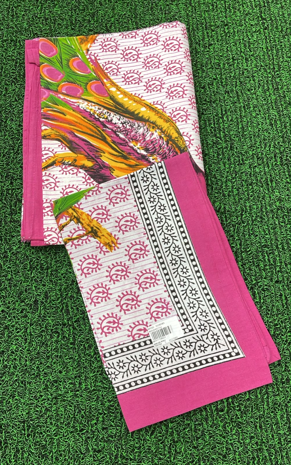 Single Size Printed Bedsheet with 2 Pillow Covers - M.R. Saree Emporium