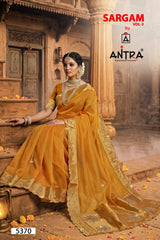 Antra Sargam Vol-3 Premium Fancy Silk Designer Saree - 4 PCS Wholesale Set