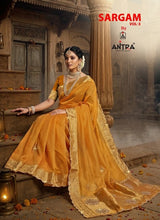 Antra Sargam Vol-3 Premium Fancy Silk Designer Saree - 4 PCS Wholesale Set