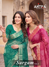 Antra Sargam Vol-4 Premium Fancy Silk Designer Saree - 4 PCS Wholesale Set