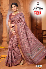 Antra Trisha Premium Designer Silk Saree - Wedding & Festive Wear - 4 PCS Wholesale Set