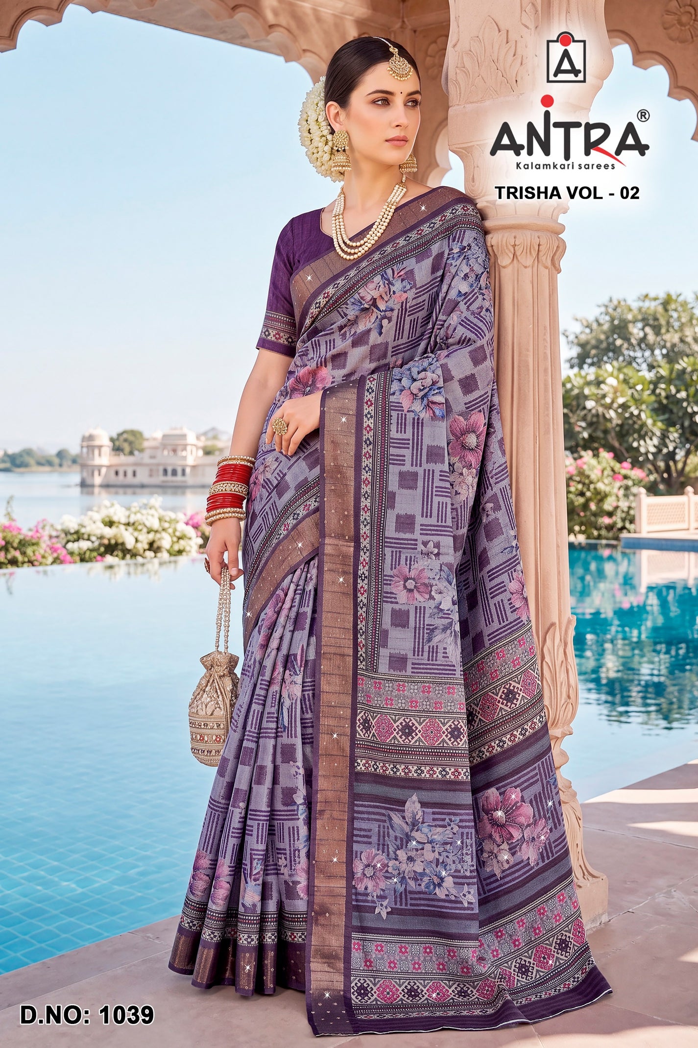 Antra Trisha Vol-2 Premium Designer Silk Saree - Wedding & Festive Wear - 4 PCS Wholesale Set